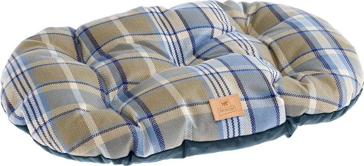 Ferplast Hondenkussen Scott Blauw - 78X50Cm