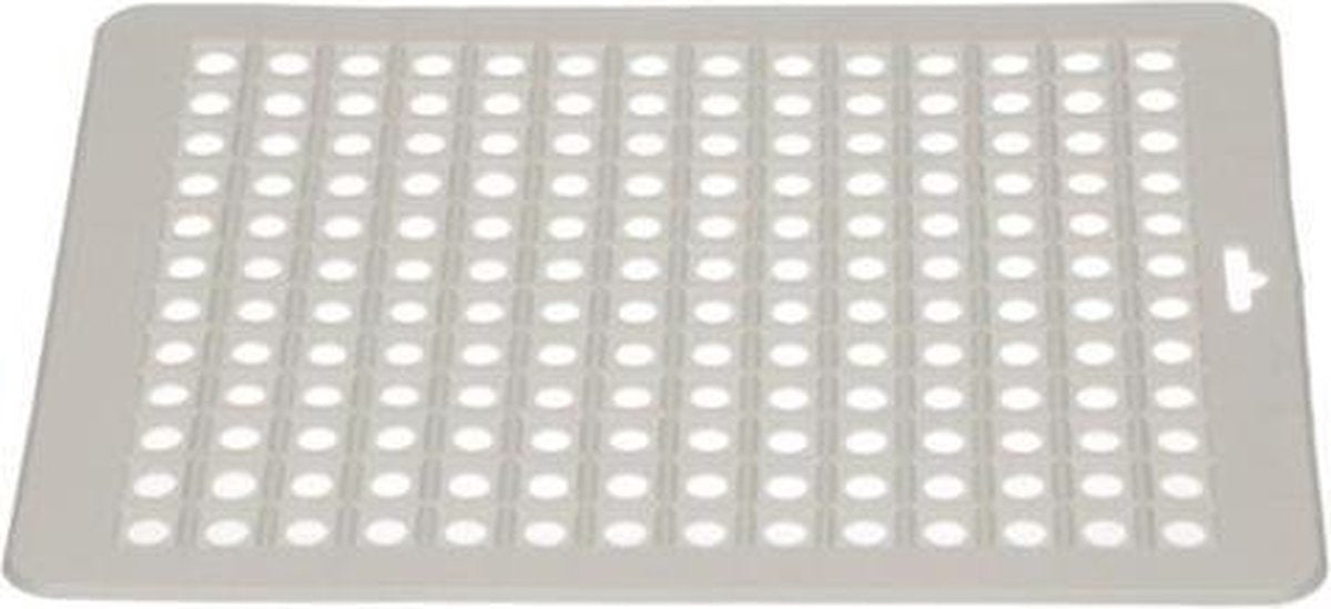 GOOTSTEENMAT RECHTH 31X26 WIT KEEEPER OK 10456