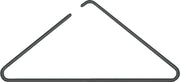 Triangle Design Kapstok Hanger Kleerhanger Zwart