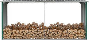 Brandhout opslag - Staal - Grijs/Groen - 330x92x153cm