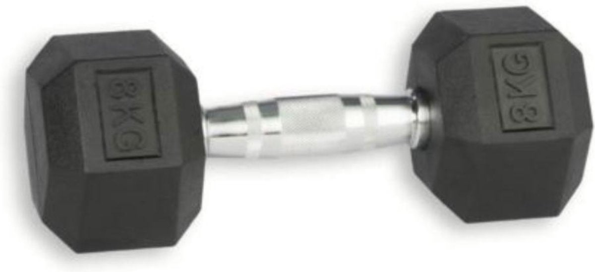 GorillaGrip Hex Dumbbell - 8 KG