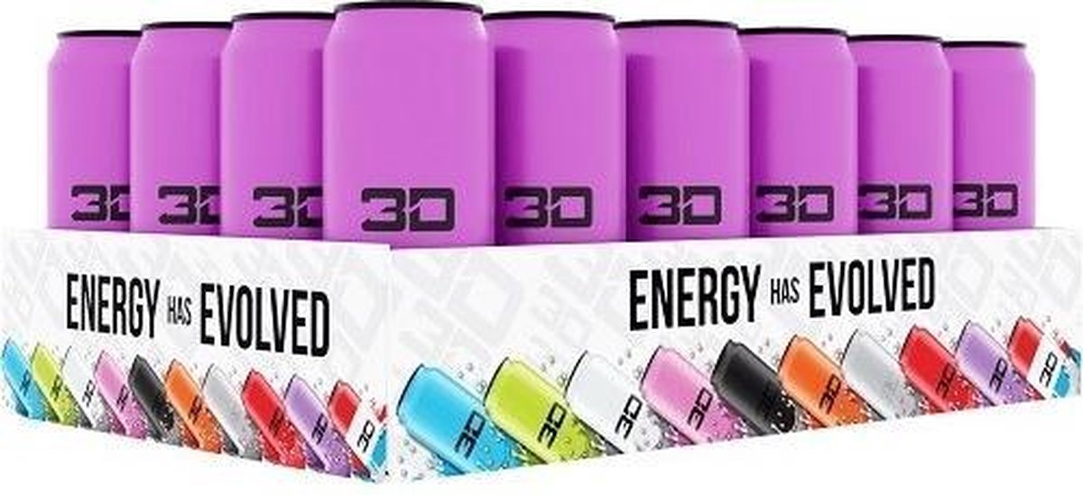 3D Energy 24x 473ml Purple