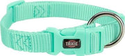 Trixie halsband hond premium mintgroen - 15-25x1cm - 1 stuks