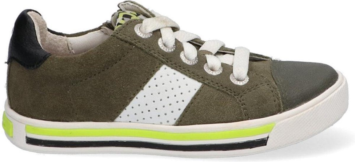 Braqeez Jongens Lage sneakers Dicky Day - Groen - Maat 31