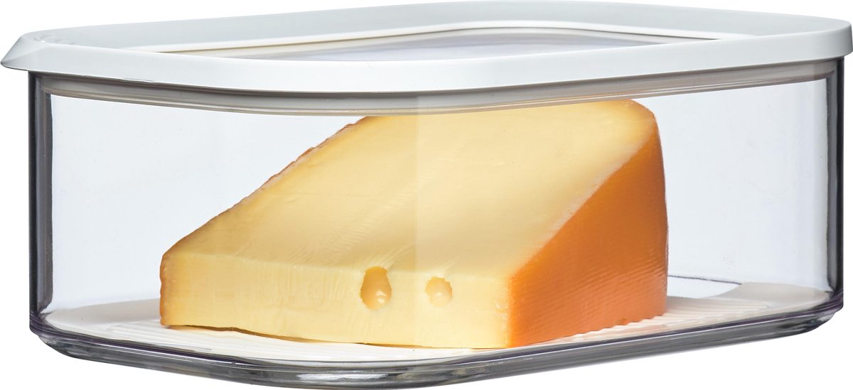 Mepal – Kaasdoos Modula – 2000 ml – Vershouddoos met deksel – transparant – bewaardoos koelkast
