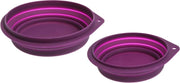 Travelling bowl silicon purple