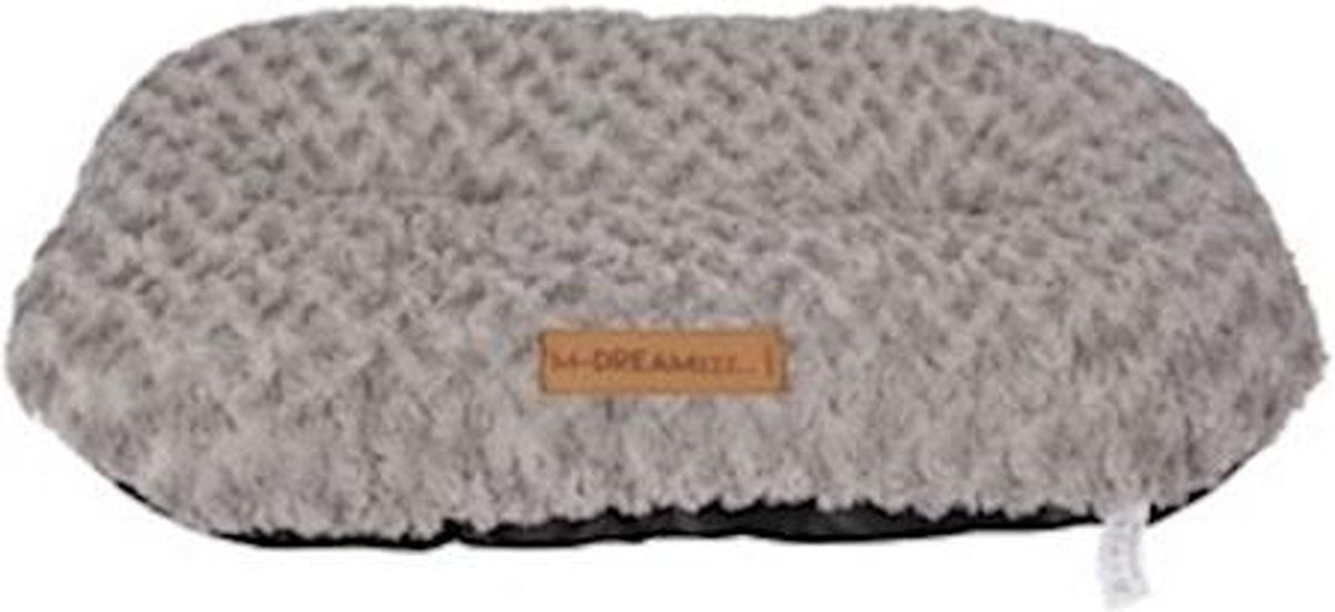 M-pets Hondenkussen 60 X 40 Cm Polyester/pluche Grijs