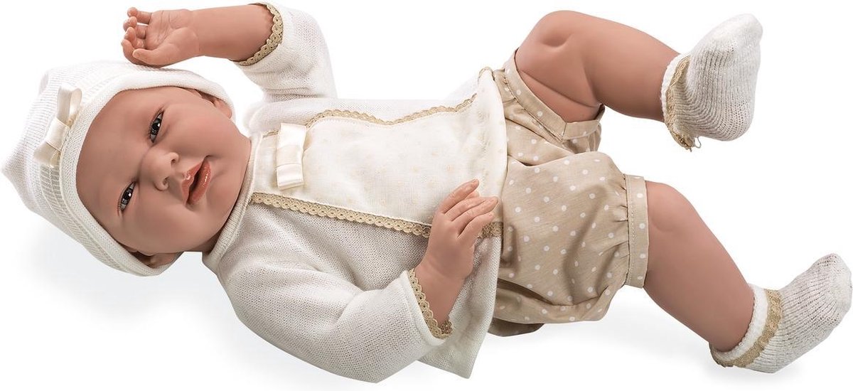 Arias pop blank BABY EDDIE 33 cm gekleed beige