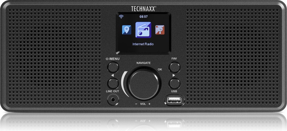 Technaxx TX-153 Tafelradio met internetradio Internet Internetradio