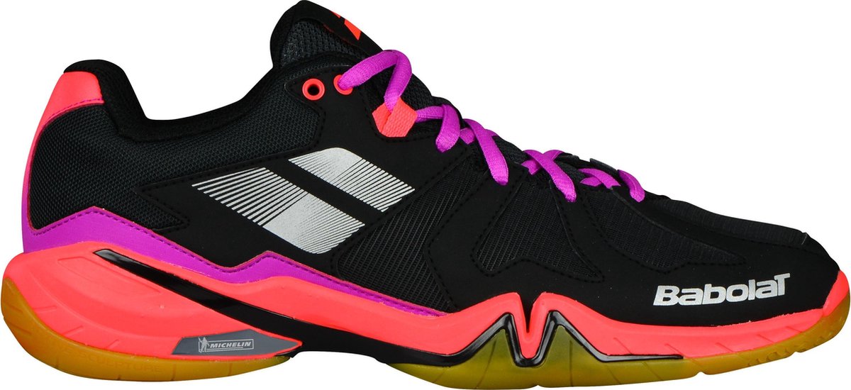 Babolat Shadow Spirit dames badmintonschoen - blauw / paars - maat 41
