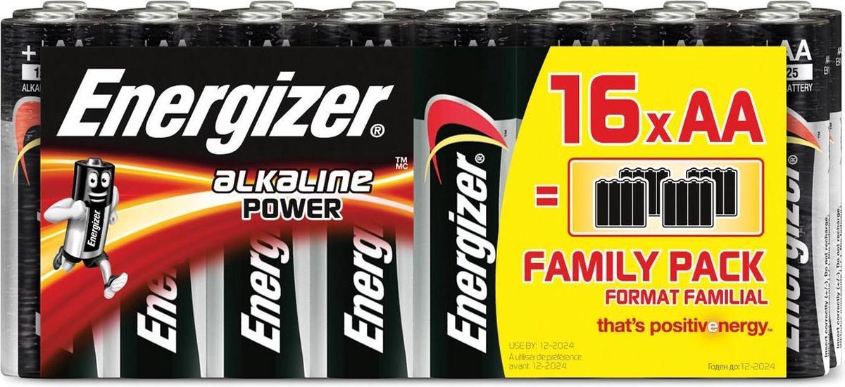 5x Energizer batterijen Alkaline Power AA