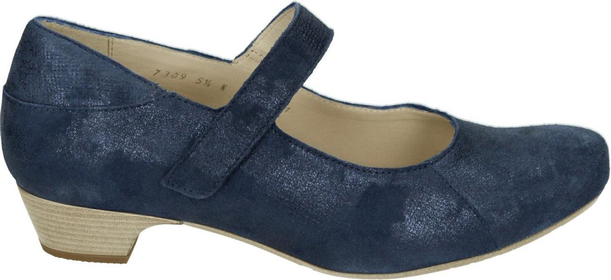 Verhulst 7309 K - Volwassenen Pumps - Kleur: Blauw - Maat: 38.5