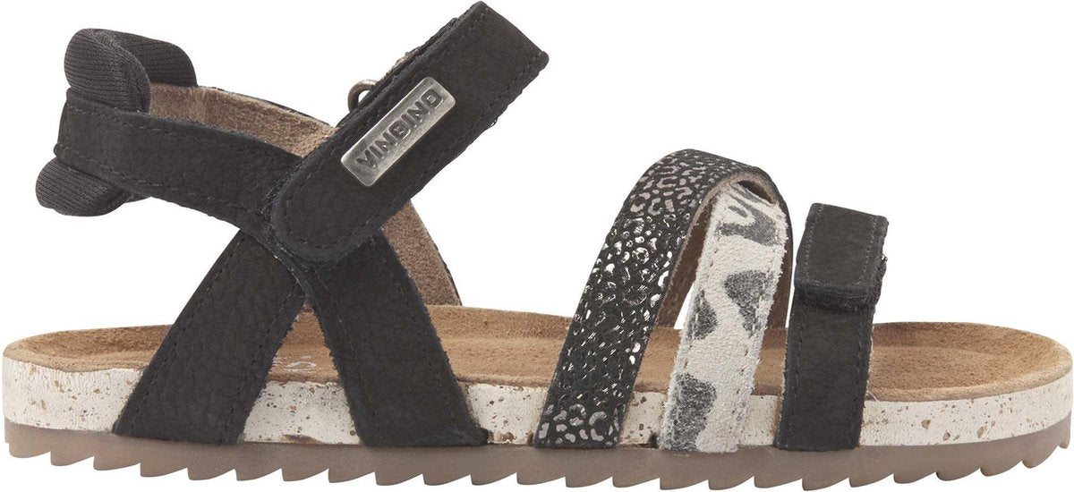 Vingino Vienna Meisjes Lifestyle Sandalen - Zwart - Maat 28