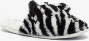 Thu!s dames pantoffels met zebraprint - Wit - Maat 37/38
