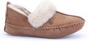 Warmbat Barrine Suede Dames Pantoffels - Cognac - Maat 39