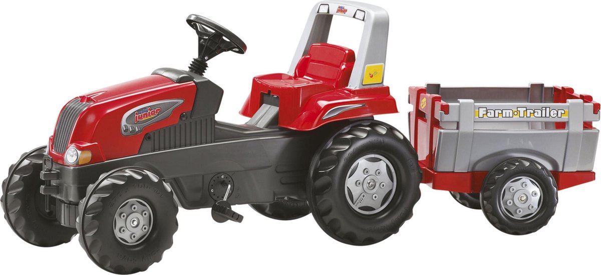 Rolly Toys Rolly Junior RT - Traptractor met Aanhanger