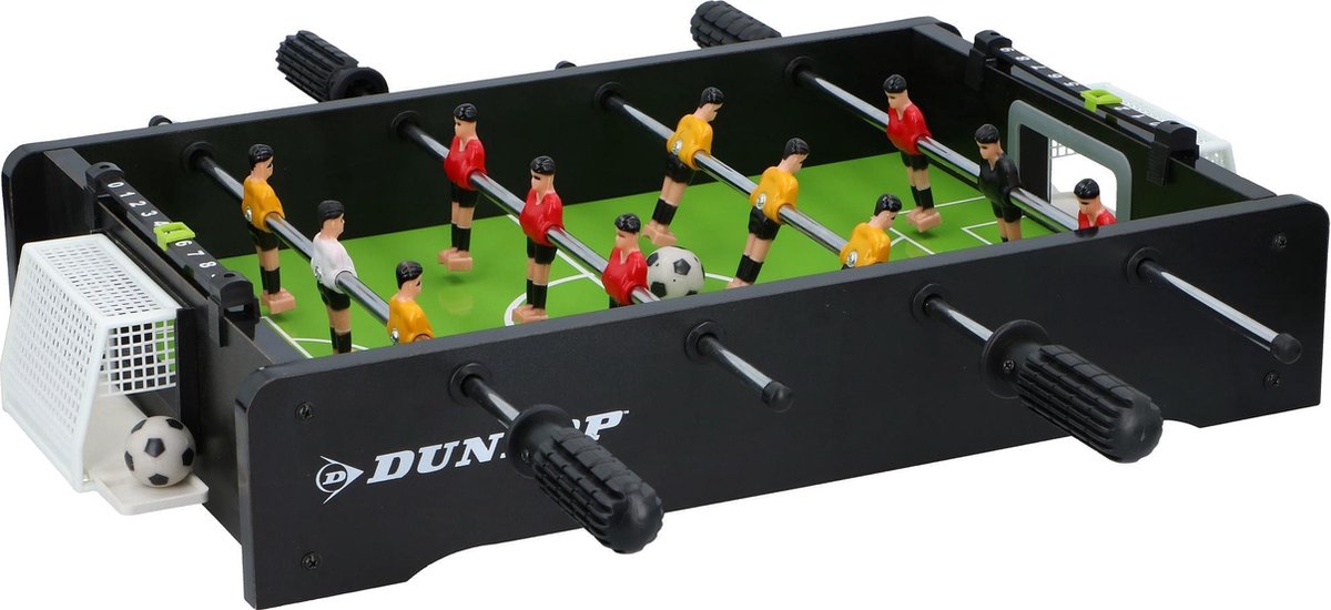 Dunlop Voetbaltafel - Mini - Tafelmodel - 2 Ballen - 2 Scoretellers