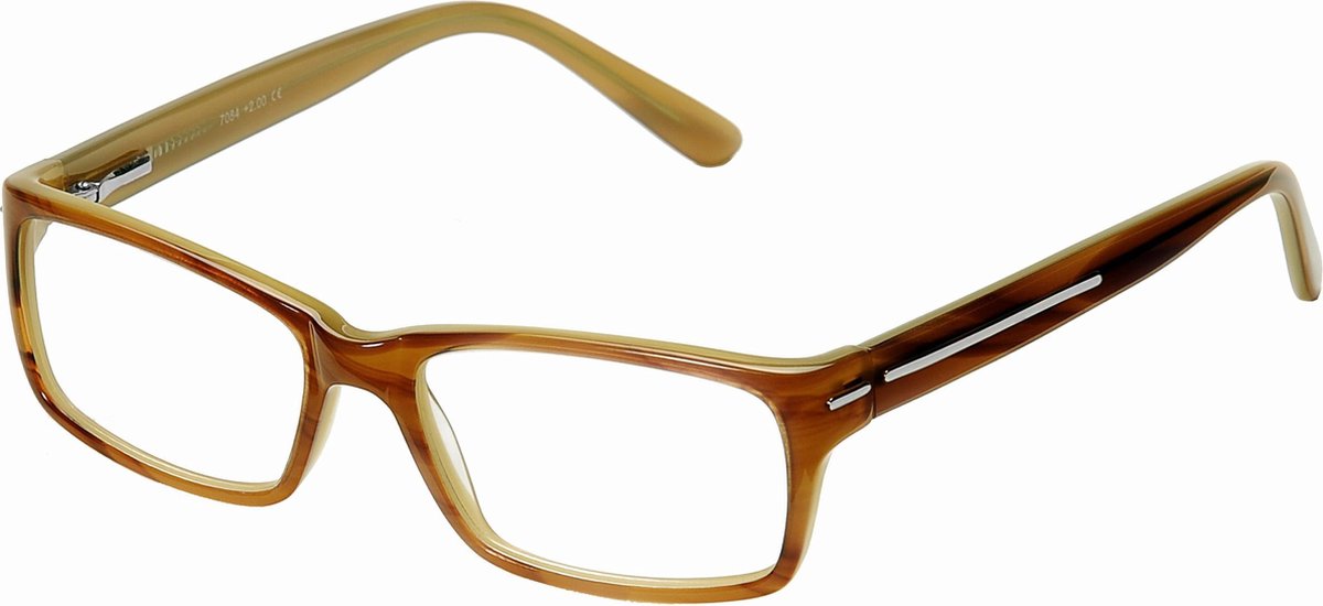 SILAC - LIGHT BROWN ACETATE - Leesbrillen voor Mannen - 7084 - Dioptrie +1.50