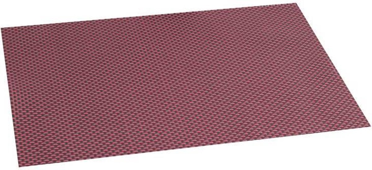 PLACEMAT FRAGOLA taupe en oude roze geweven 33x42cm