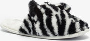 Thu!s dames pantoffels met zebraprint - Wit - Maat 41/42