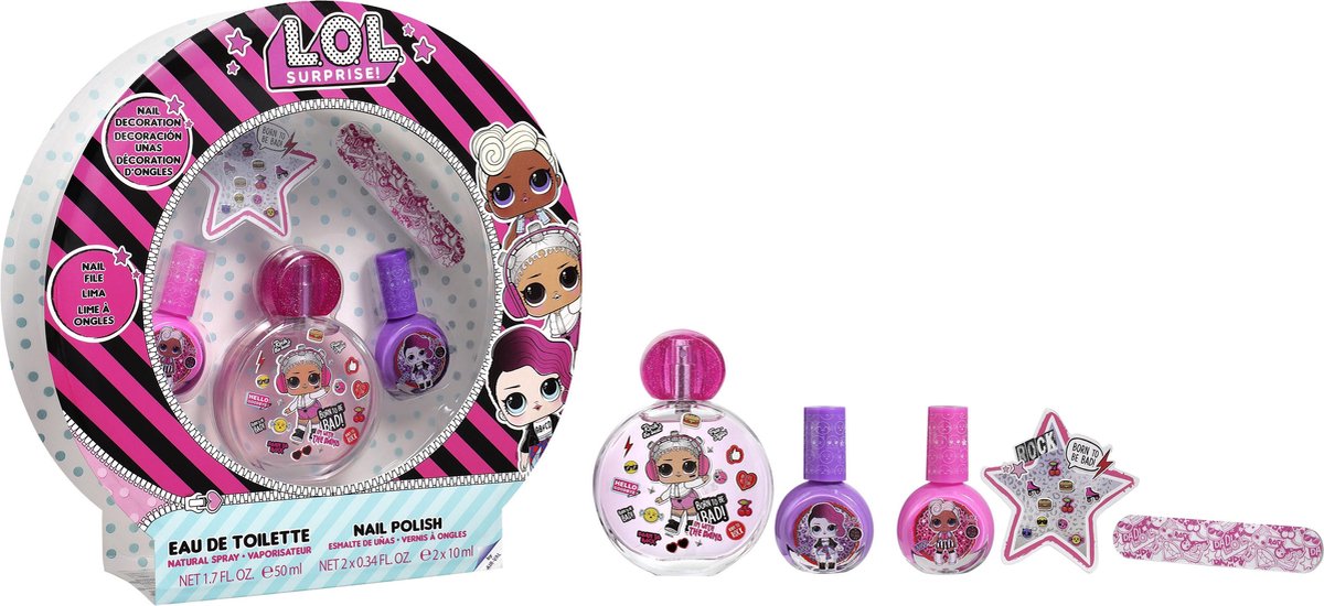 Cartoon L.o.l. Surprise Perfume Lote 5 Pcs