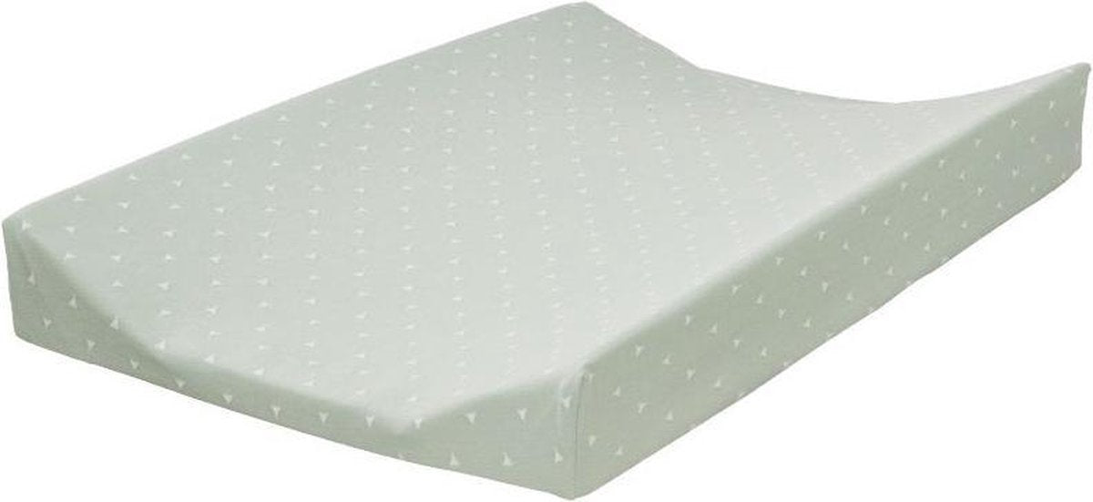Cottonbaby - Aankleedkussenhoes - driehoek mint