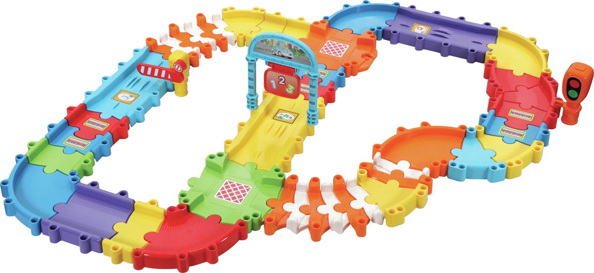 VTechToet Toet Auto's Wegdelen Combi Deluxe - Educatief Babyspeelgoed