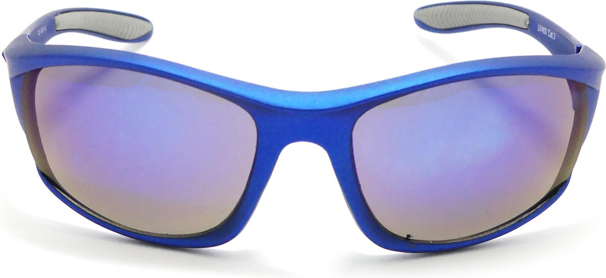 Lyon Blue l Fietsbril met hoes l Racefiets l Mountainbike l Hardloop l Triatlon l Wielrennen l Zonnebril