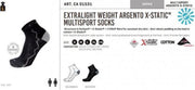 Light weight Extra Dry X-static outlast multisport sock white L
