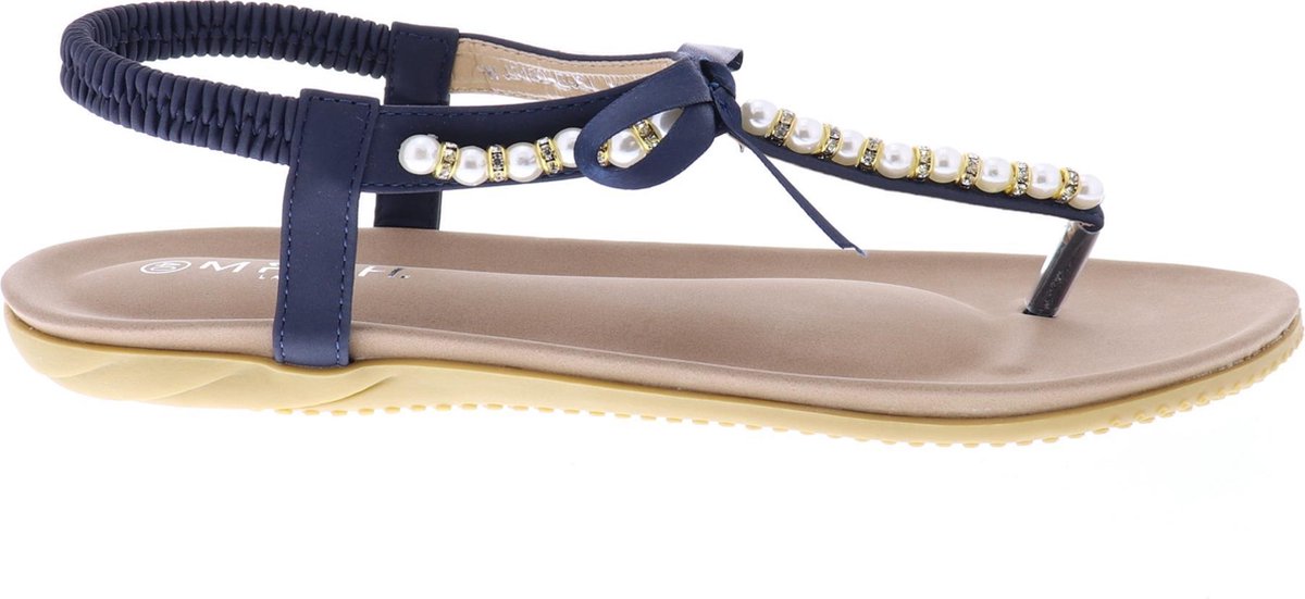 Mrch Label Senne Sandalen Dames - Slippers - Blauw - zomerschoenen