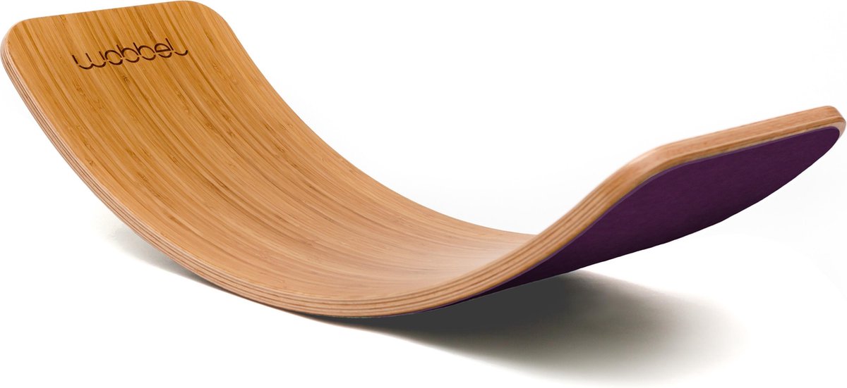 Wobbel Original Bamboe vilt Aubergine