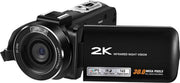 HDV-Z63 2K Sony lens digitale camera Wifi / Met wifi / Aansluiting externe microfoon en statief / 2K resolutie / 24 megapixels / Met Goodram SD-kaart 32 GB / Sony CMOS lens