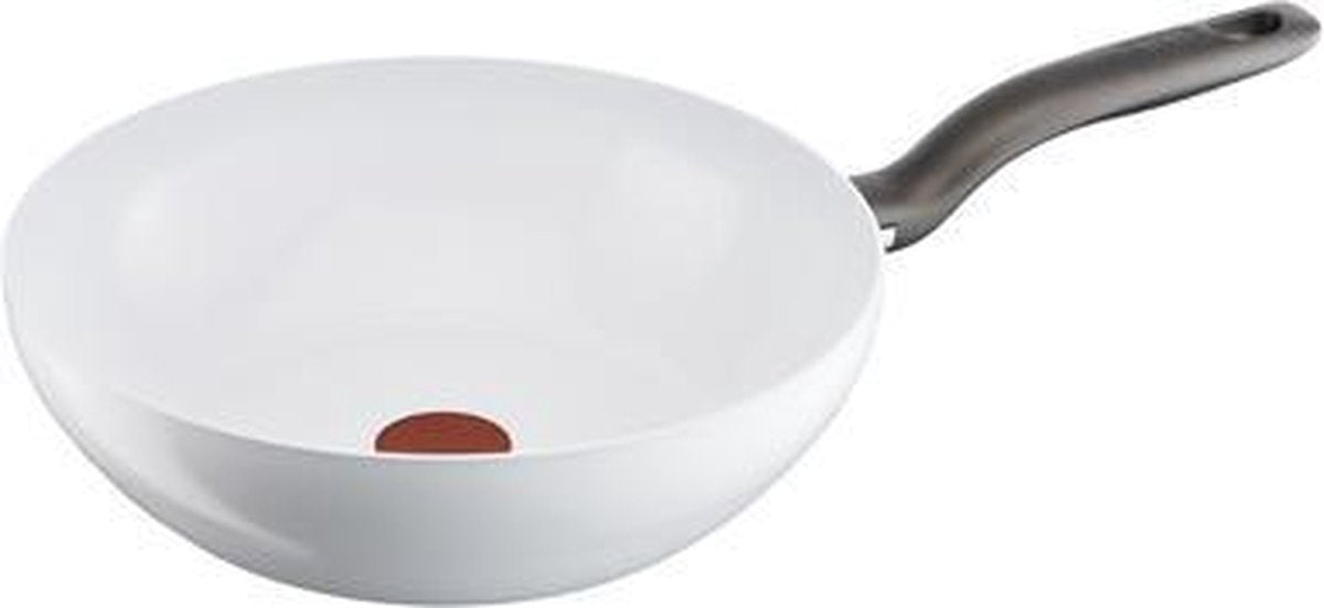 Tefal Ceramic Control White Wokpan - Ø28 cm - Inductie