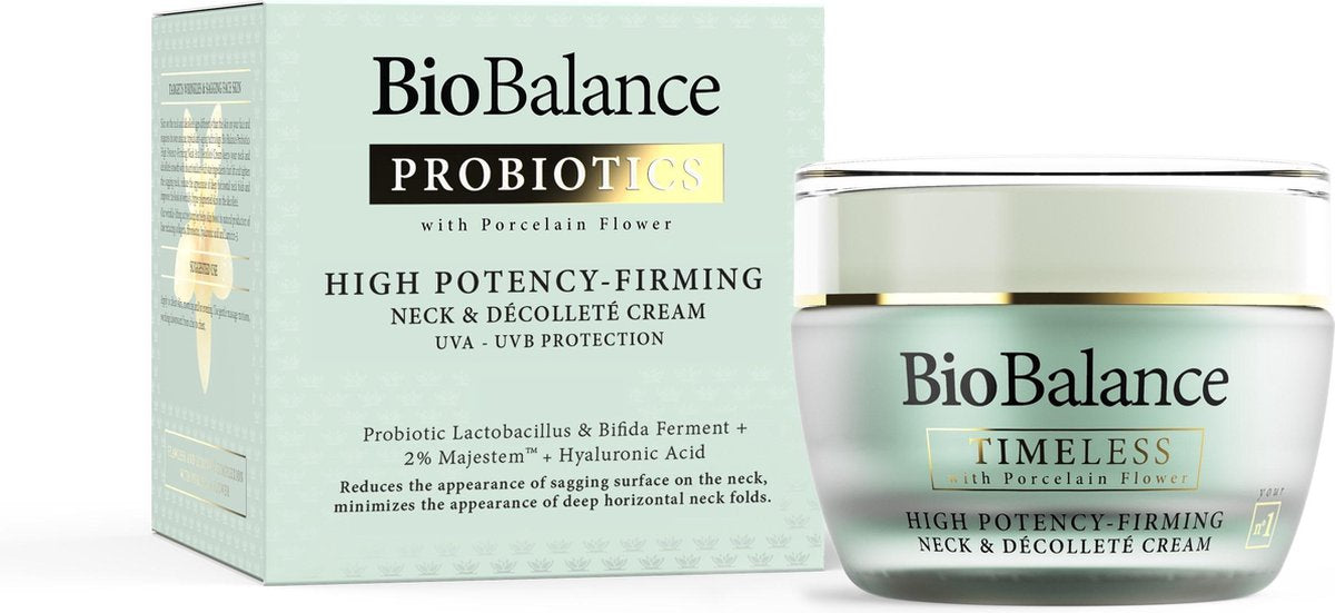 BioBalance  natuurlijke nek & décolleté crème met probiotica