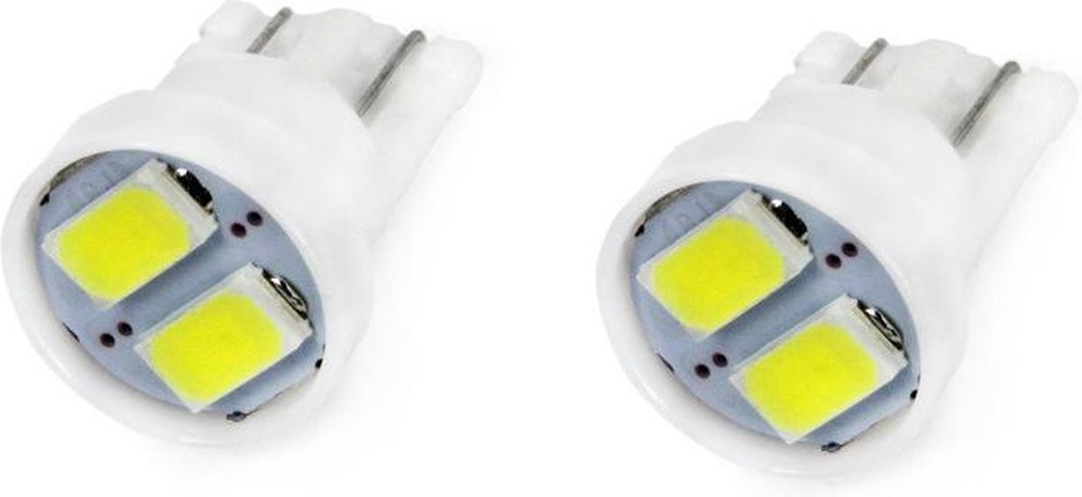 T10 - 5730 - 2 LED - 12 volt - 2 stuks