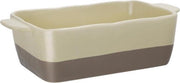 Olympia braadslede van keramiek crème en taupe GN 1/3