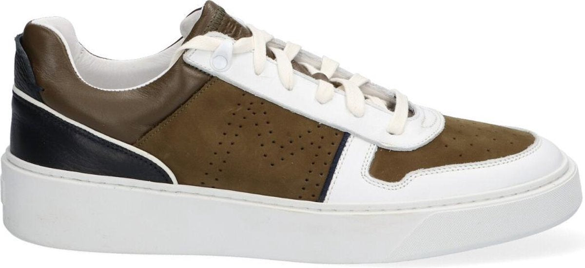 McGregor Heren Sneakers - Army/Combi - Nubuck - Veters