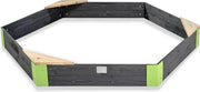 EXIT Aksent houten zandbak zeshoek 200x170cm
