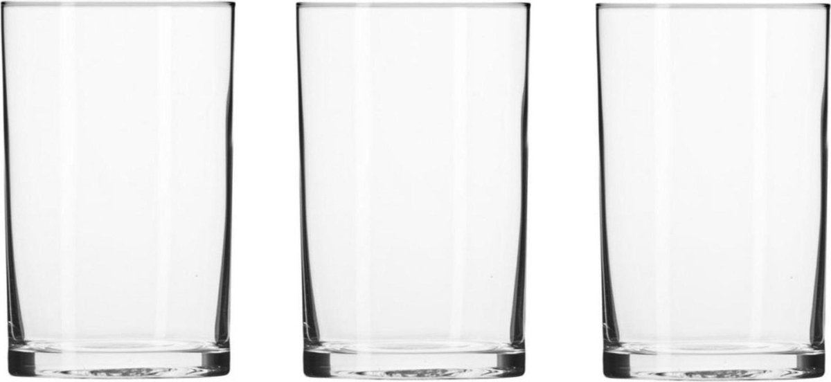 18x Stuks waterglazen transparant 250 ml - Glazen - Drinkglas/waterglas