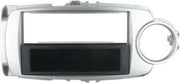 2-DIN frame met bakje Toyota Yaris 2011- Zilver