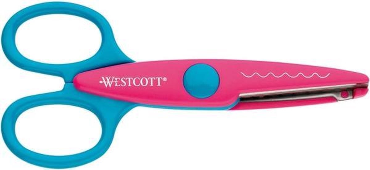 figuurschaar Westcott 14cm motief kleine boogjes