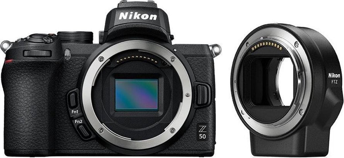 Nikon Z 50 + FTZ-kit - Zwart