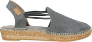 Toni Pons Nuria Espadrilles Dames Suède Grijs – maat 41