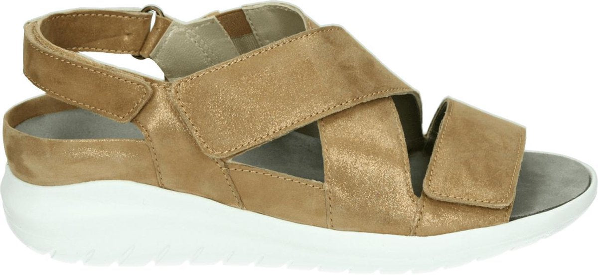 Verhulst 1361 H - Volwassenen Sandalen met hakDames Sandalen - Kleur: Cognac - Maat: 39