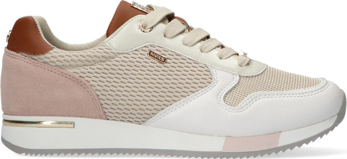 Mexx Eflin Lage sneakers - Dames - Beige - Maat 37