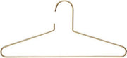 LOFT030 Kleerhanger kleur goud metaal set van 3 stuks | Kledinghanger goudkleurig