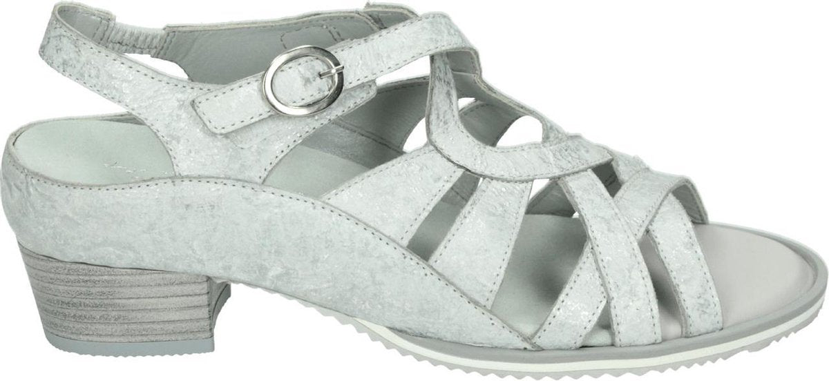 Verhulst 0351-10-59 - Volwassenen Sandalen met hakDames Sandalen - Kleur: Metallics - Maat: 40