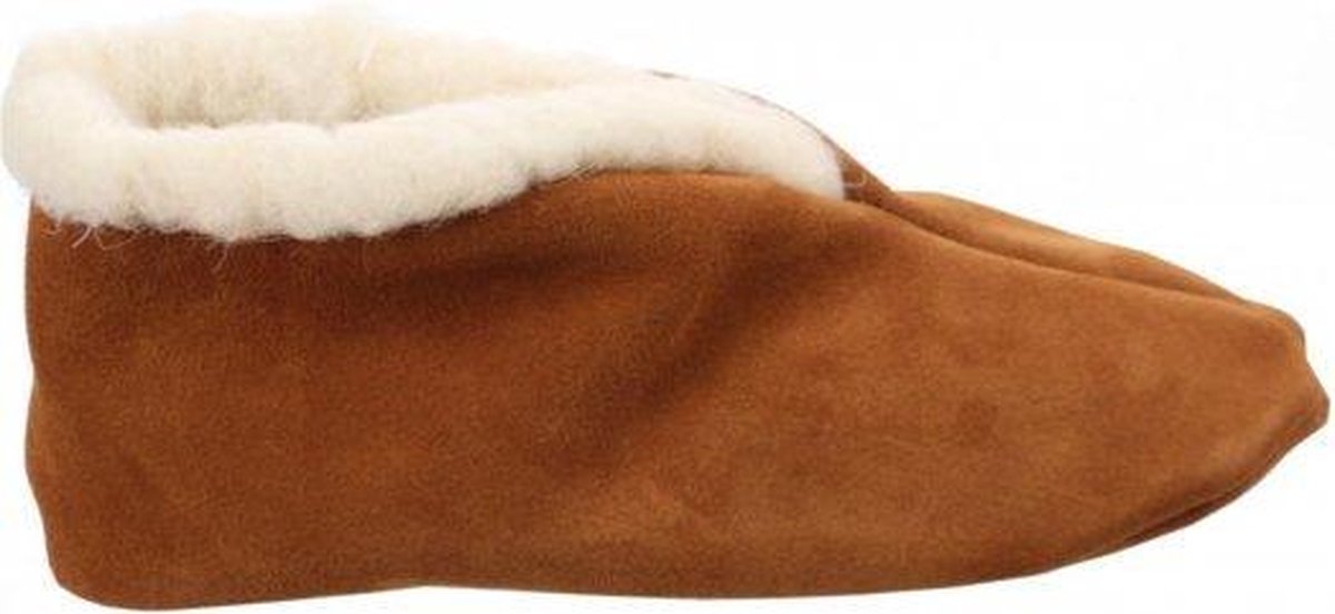 Bernardino Spaanse  Sloffen Unisex - cognac - Maat 40 - 100% wol