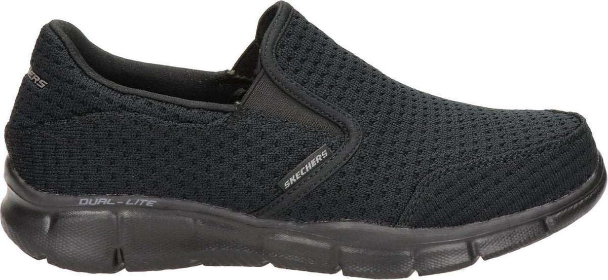 Skechers - 52745 - Instappers - Heren - Maat 46 - Zwart;Zwarte - BBK