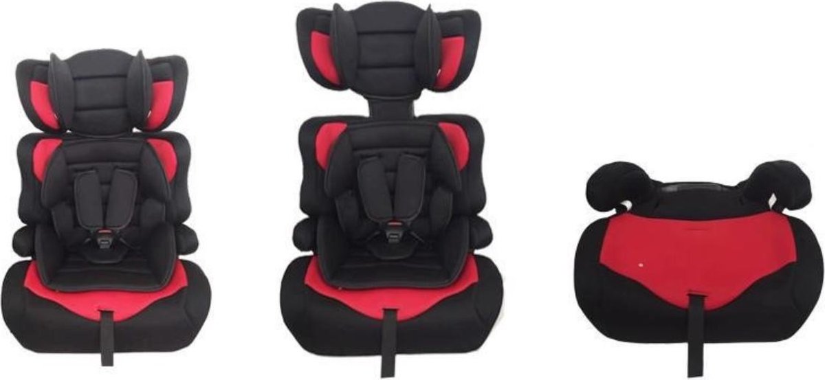 Babystartup Autostoel Deluxe – Autostoeltjes 9 tot 36 kg - Baby auto – Baby car seat – Baby autostoeltje – Autostoel Groep 1 2 3 - Autostoel verhoger voor kinderen – Autostoeltjes – Red